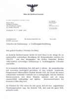 Einschreiben an Präsident Joe Biden