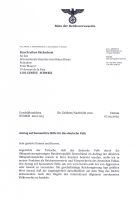 Einschreiben an das Internationale Komitee vom Roten Kreuz