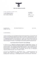 Einschreiben an die Vereinten Nationen